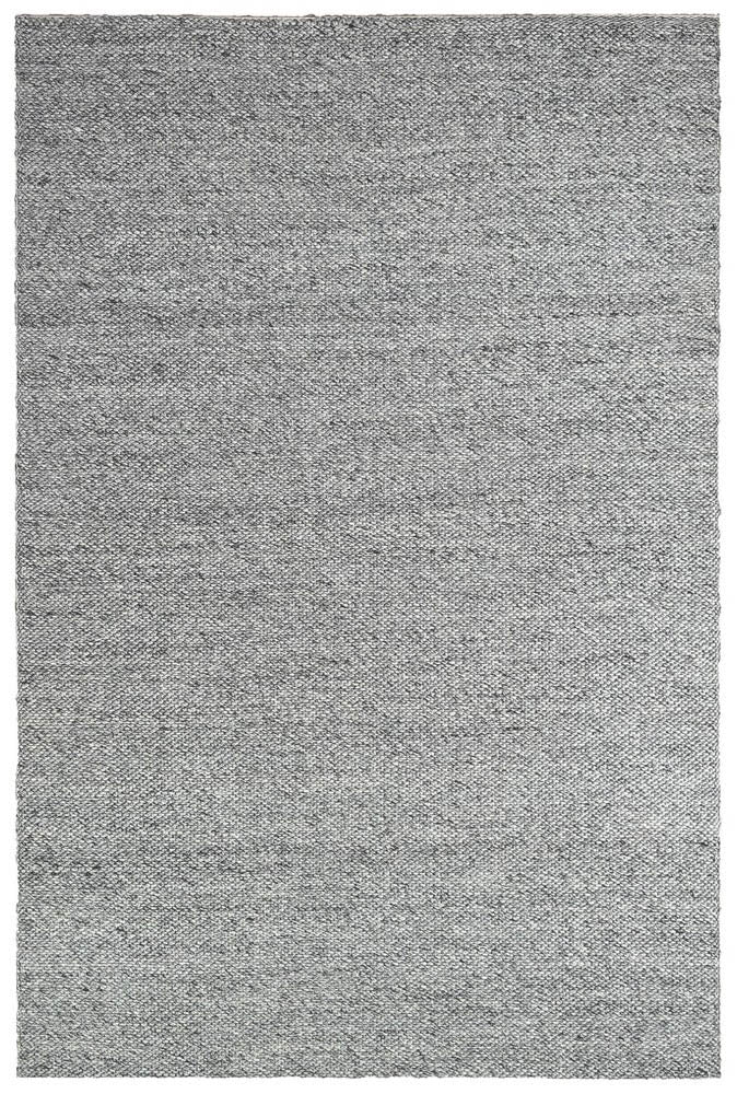 Arcadia Silver Wool Rug - Turkish-inspired textured rug from Treasures of Turkey