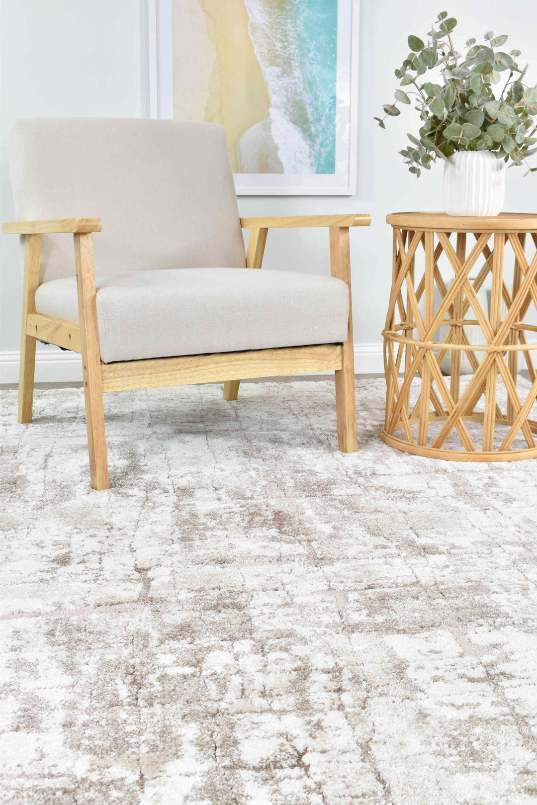Roman Coconut Husk Rug - Turkish-inspired modern rug from Treasures of Turkey