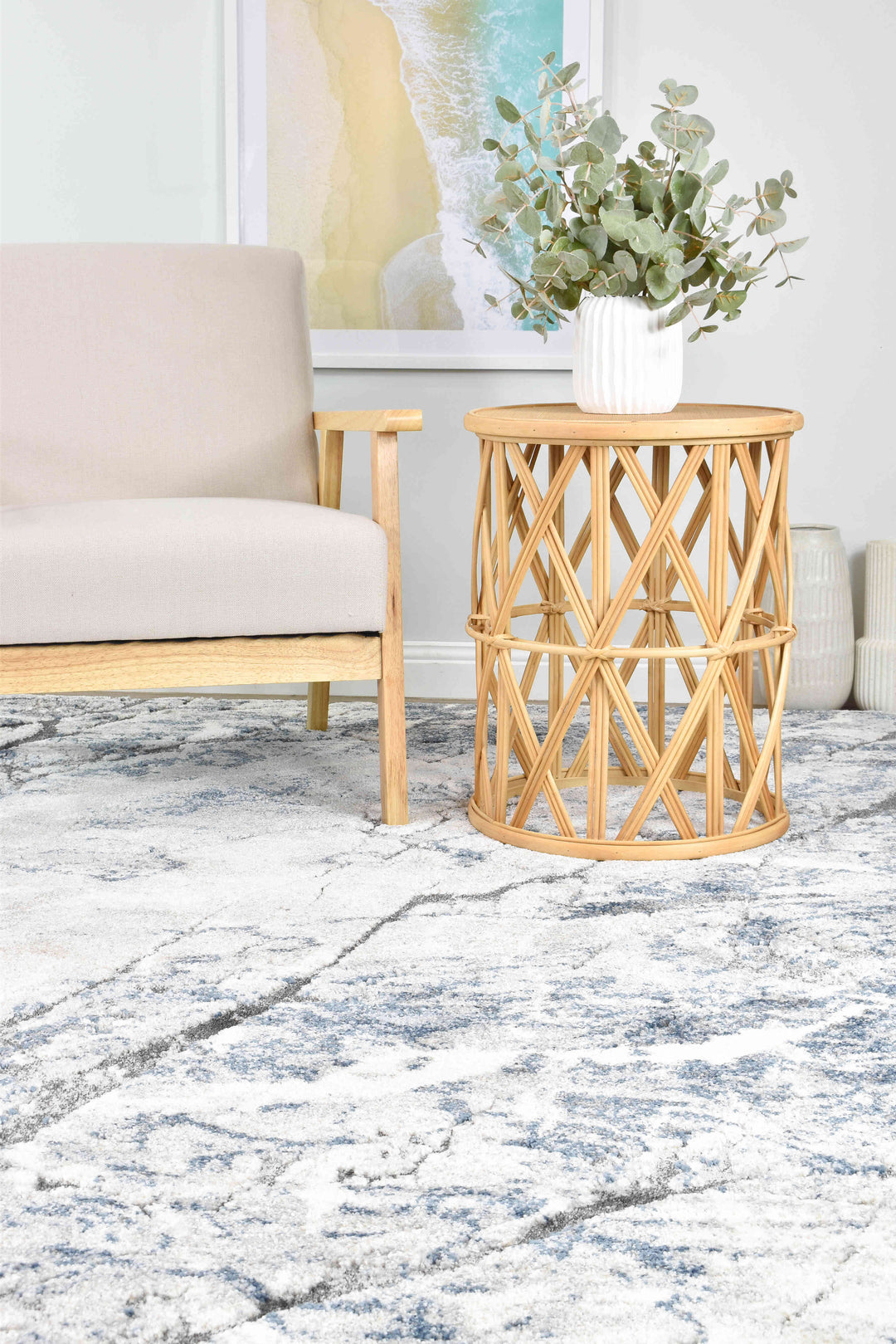 Roman Oceanic Rug - Turkish-inspired modern rug from Treasures of Turkey