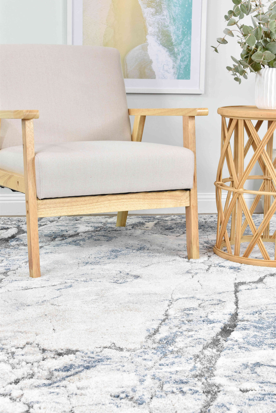 Roman Oceanic Rug - Turkish-inspired modern rug from Treasures of Turkey