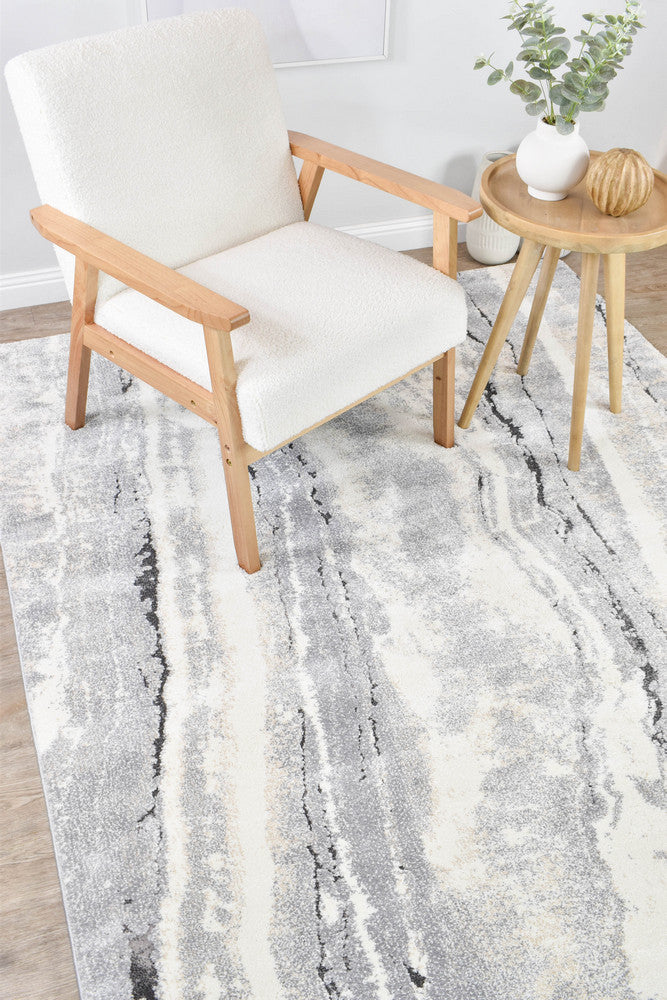 Roman Rockwell Cream Grey Modern Rug – Treasures of Turkey Australia