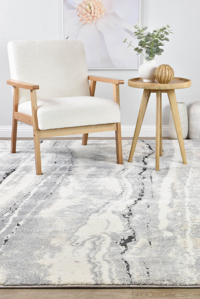 Roman Rockwell Cream Grey Modern Rug – Treasures of Turkey Australia