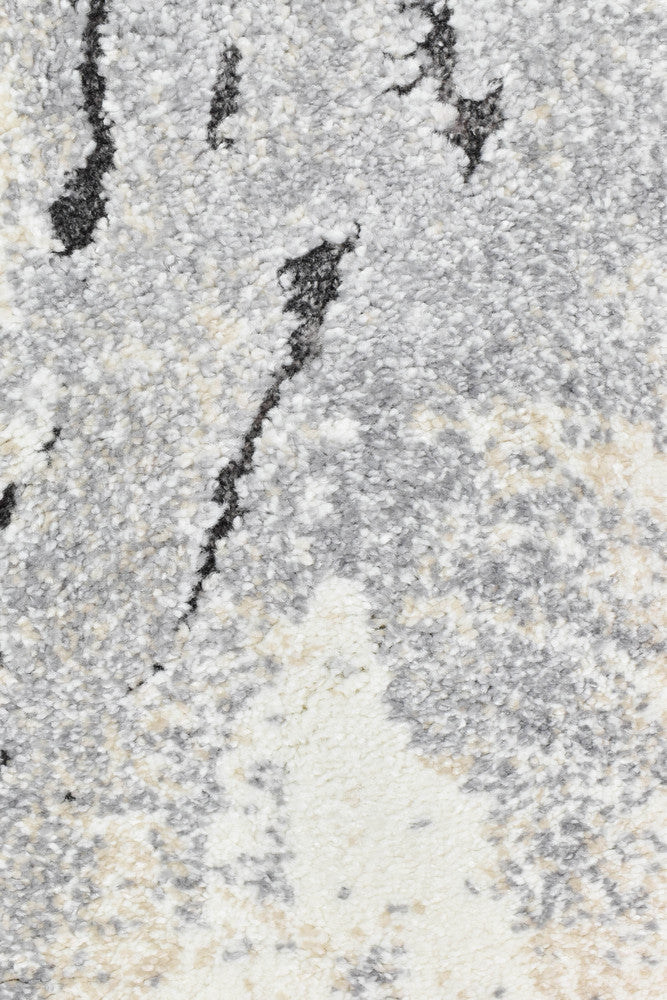 Roman Rockwell Cream Grey Modern Rug – Treasures of Turkey Australia