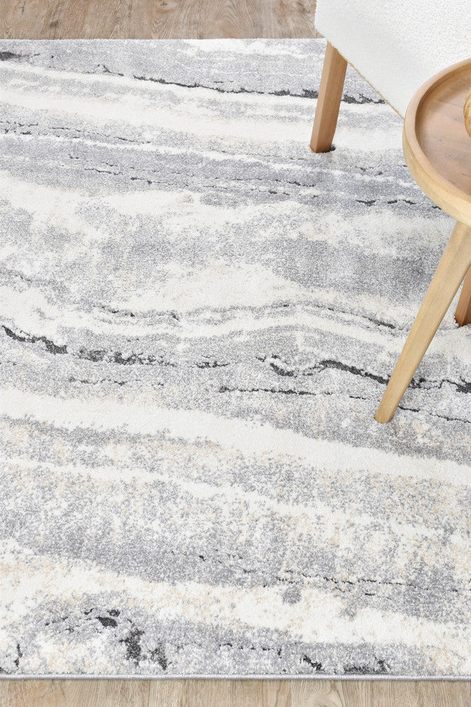 Roman Rockwell Cream Grey Modern Rug – Treasures of Turkey Australia