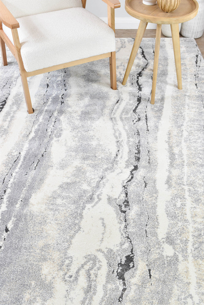Roman Rockwell Cream Grey Modern Rug – Treasures of Turkey Australia