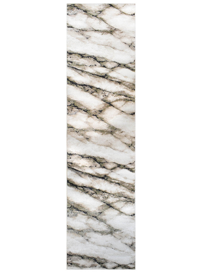 Sofia Sagefrost Hallway Runner - Turkish-inspired modern rug from Treasures of Turkey