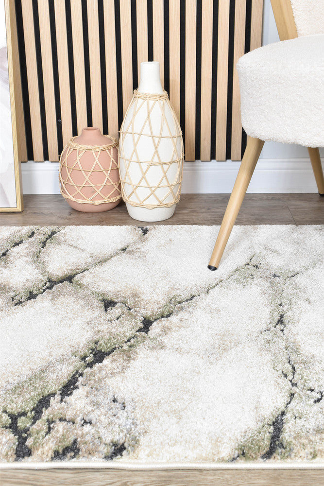 Sofia Sagefrost Hallway Runner - Turkish-inspired modern rug from Treasures of Turkey