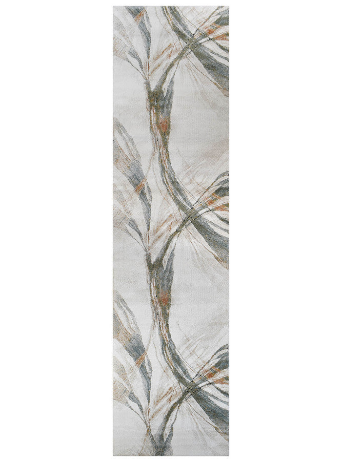 Sofia Emerald Hallway Runner - Turkish-inspired modern rug from Treasures of Turkey