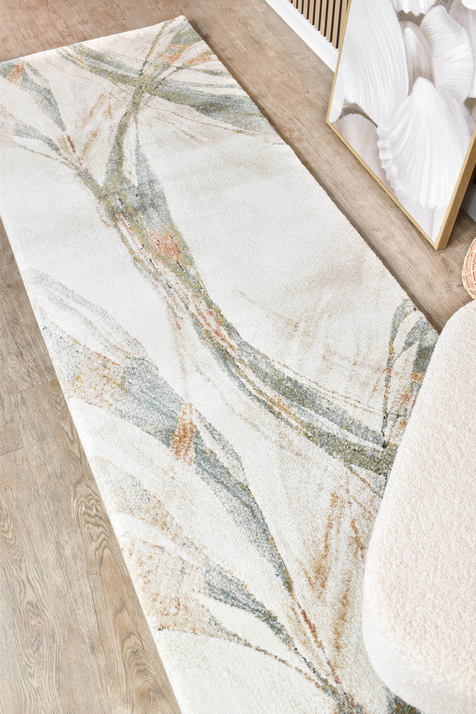 Sofia Emerald Hallway Runner - Turkish-inspired modern rug from Treasures of Turkey