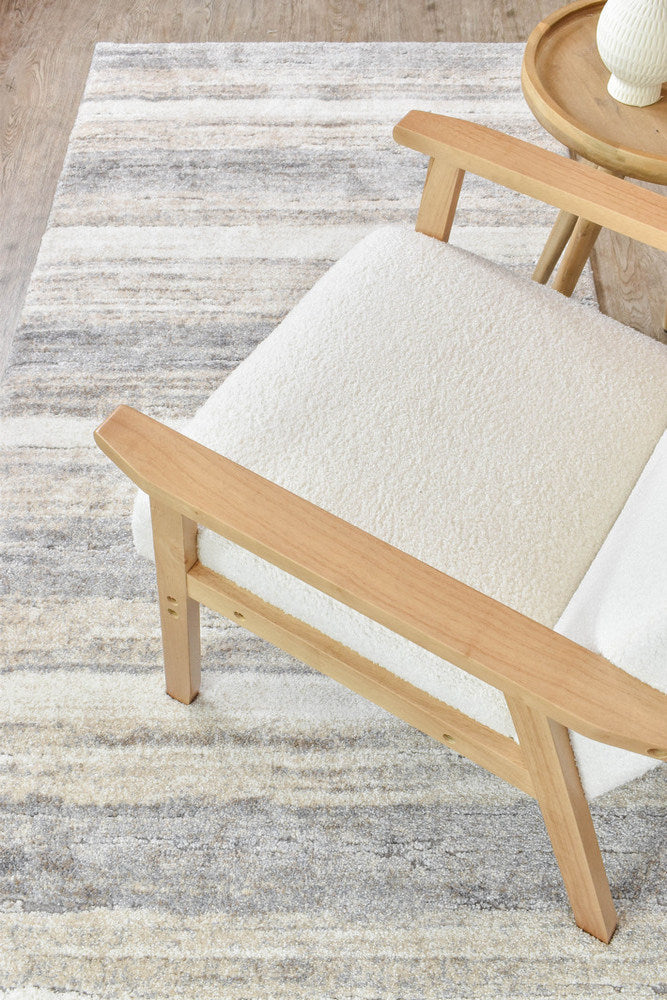 Roman Silver Sand Cream Modern Rug – Treasures of Turkey Australia