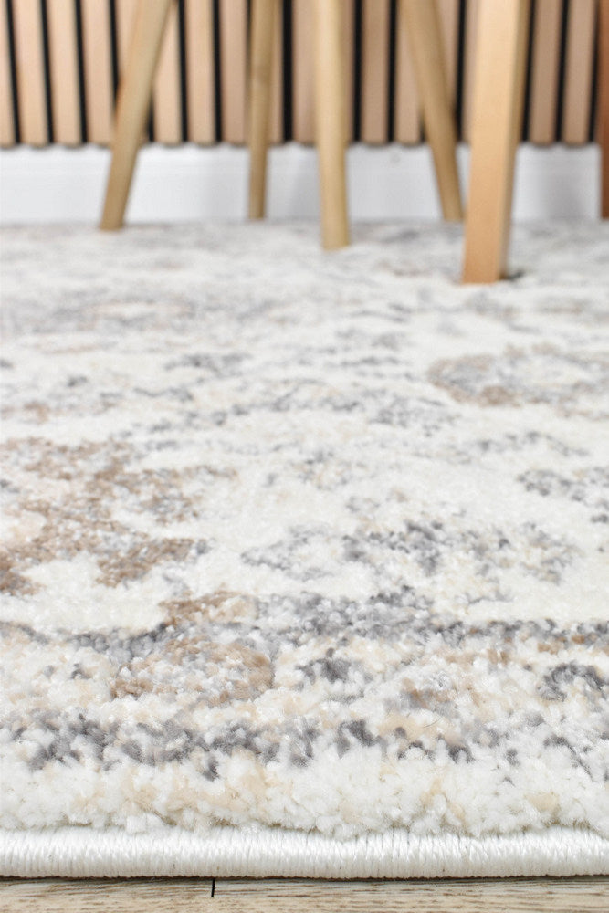 Roman Pearl Bloom Grey Cream Hallway Runner Rug – Treasures of Turkey Australia