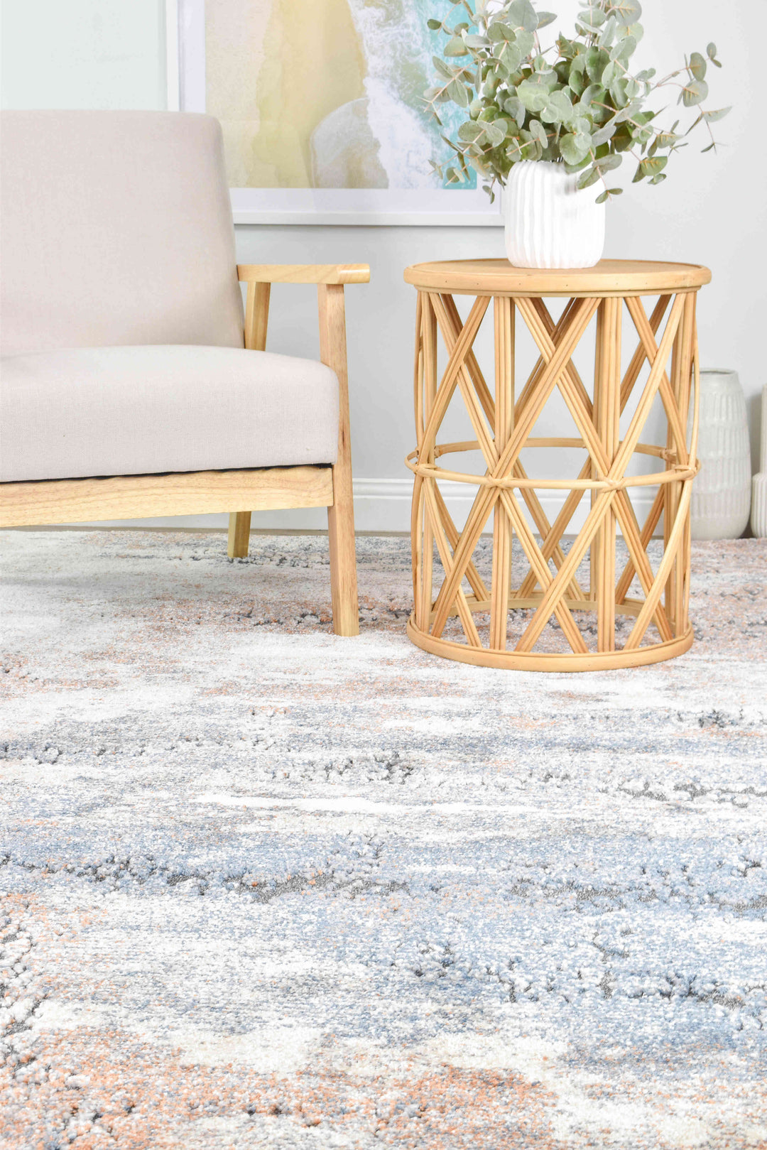 Roman Italian Clay Orange Terracotta Modern Geometric Rug – Treasures of Turkey Australia