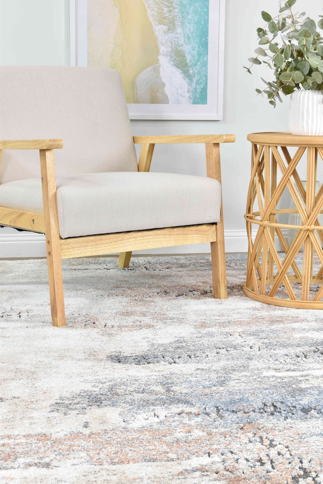 Roman Italian Clay Orange Terracotta Modern Geometric Rug – Treasures of Turkey Australia