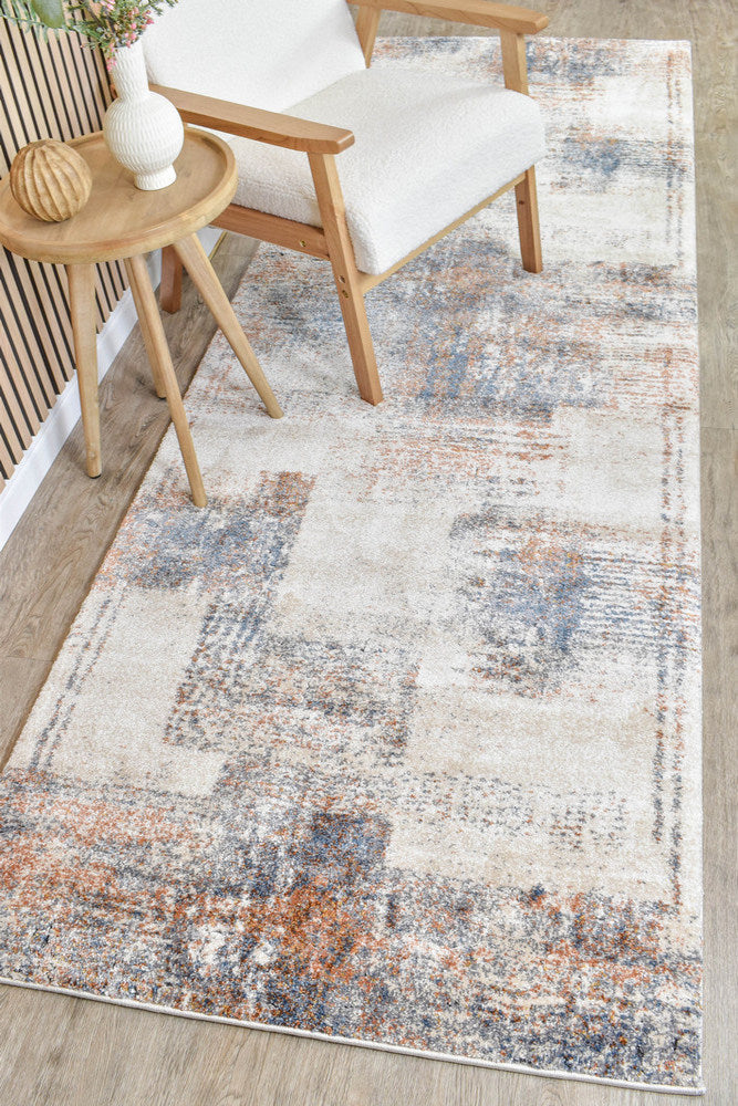 Roman Sanremo Blue Cream Hallway Runner Rug – Treasures of Turkey Australia