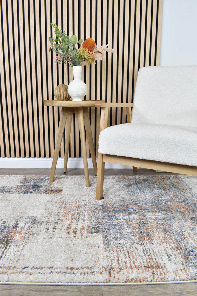 Roman Sanremo Blue Cream Modern Rug – Treasures of Turkey Australia