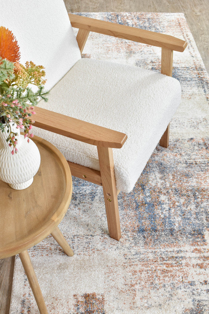 Roman Sanremo Blue Cream Modern Rug – Treasures of Turkey Australia