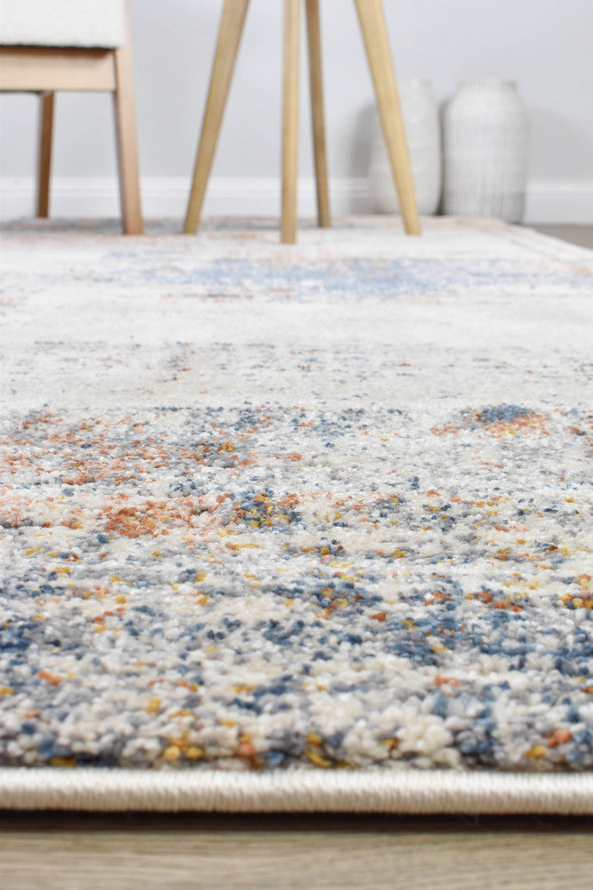 Roman Sanremo Blue Cream Modern Rug – Treasures of Turkey Australia