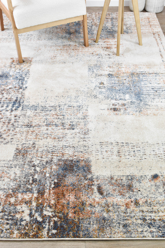 Roman Sanremo Blue Cream Modern Rug – Treasures of Turkey Australia