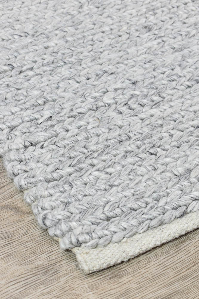 Cypress Fog Wool Rug - Turkish-inspired flatweave rug from Treasures of Turkey