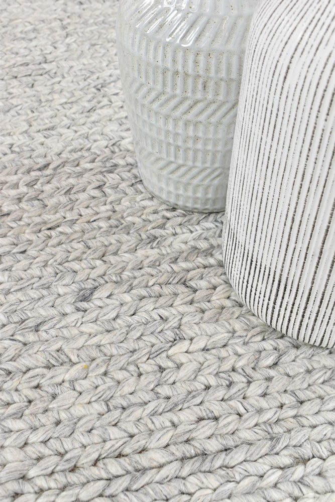 Cypress Fog Wool Rug - Turkish-inspired flatweave rug from Treasures of Turkey