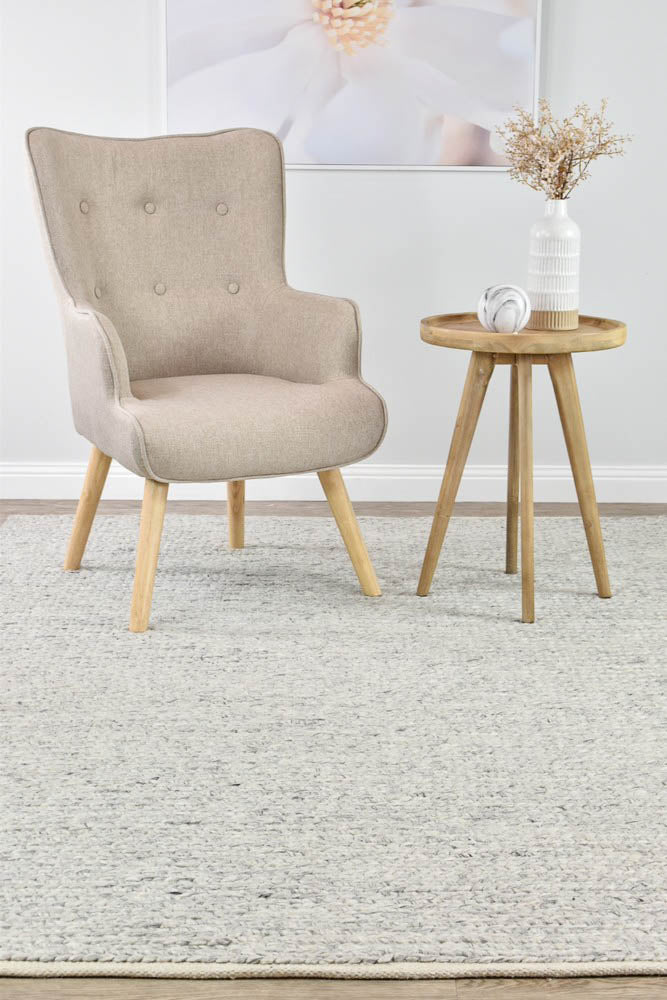 Cypress Fog Wool Rug - Turkish-inspired flatweave rug from Treasures of Turkey
