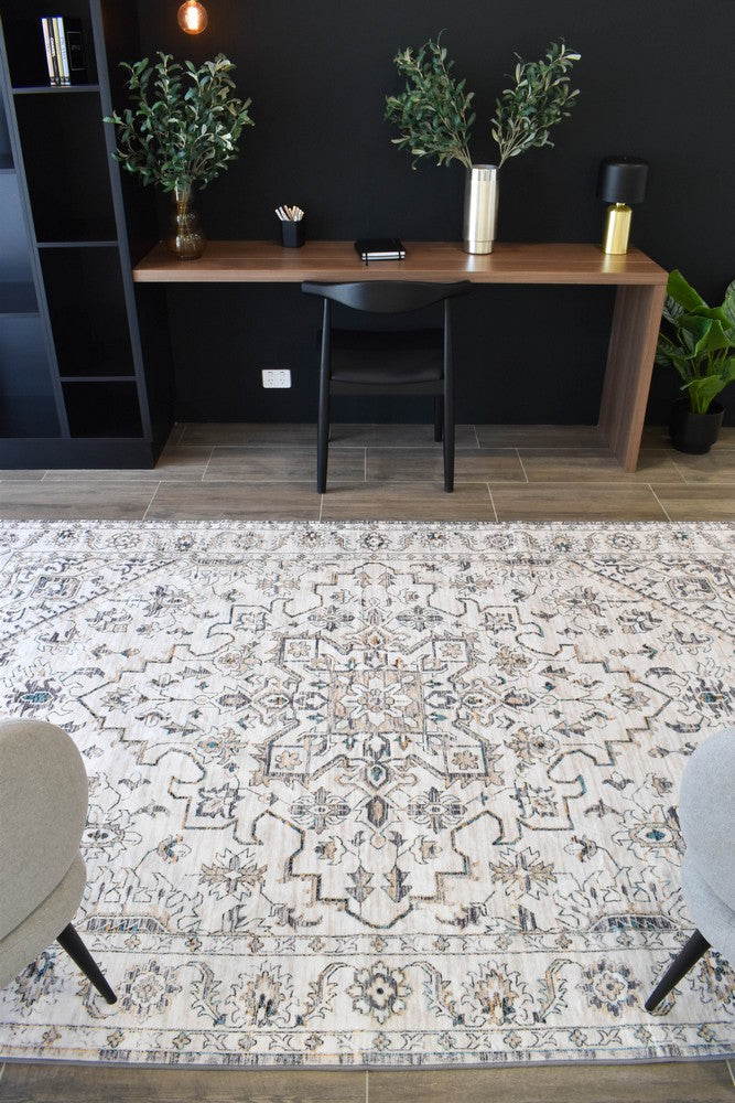 Soluna Desert Stone Abstract Earthy Modern Rug – Treasures of Turkey Australia