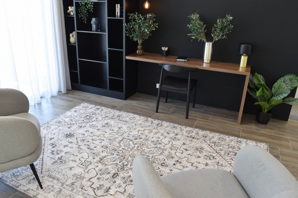 Soluna Desert Stone Abstract Earthy Modern Rug – Treasures of Turkey Australia