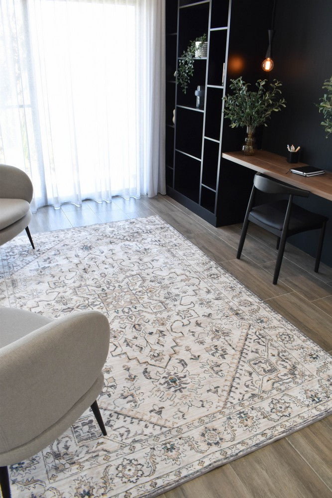 Soluna Desert Stone Abstract Earthy Modern Rug – Treasures of Turkey Australia