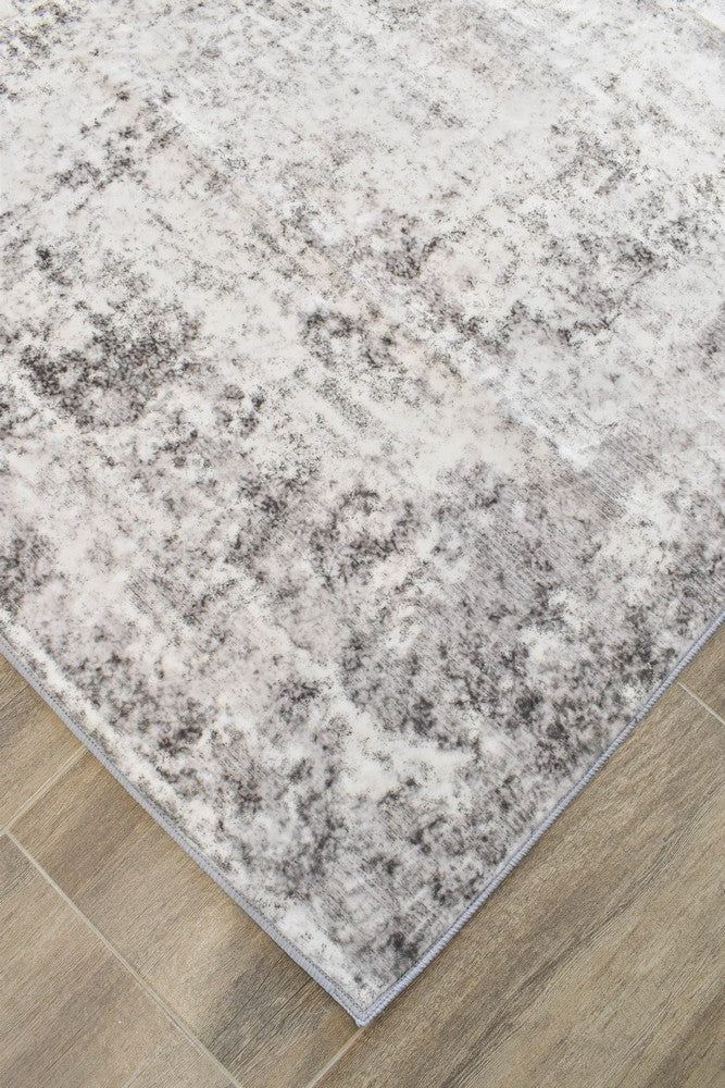 Soluna Slate Grey Abstract Contemporary Modern Rug – Treasures of Turkey Australia