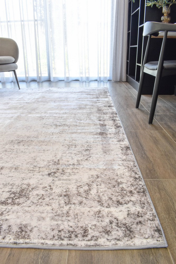 Soluna Slate Grey Abstract Contemporary Modern Rug – Treasures of Turkey Australia