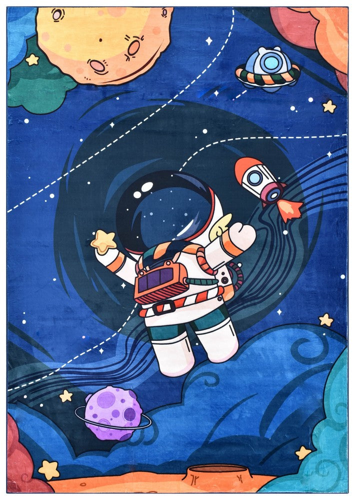 Space Explorer Kids Bedroom Outer Space Rug – Treasures of Turkey Australia