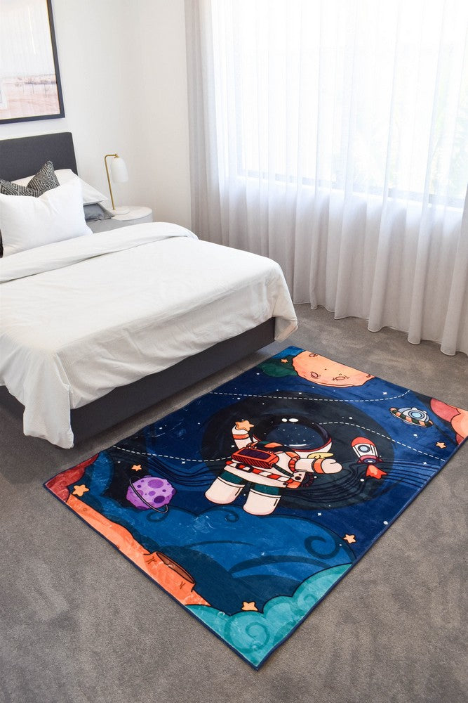 Space Explorer Kids Bedroom Outer Space Rug – Treasures of Turkey Australia