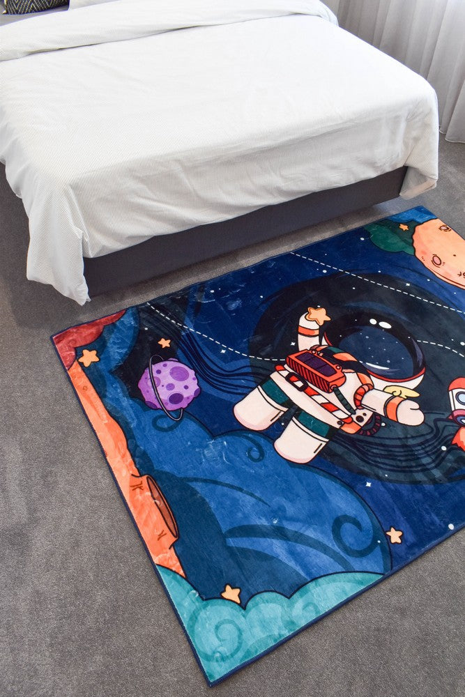 Space Explorer Kids Bedroom Outer Space Rug – Treasures of Turkey Australia