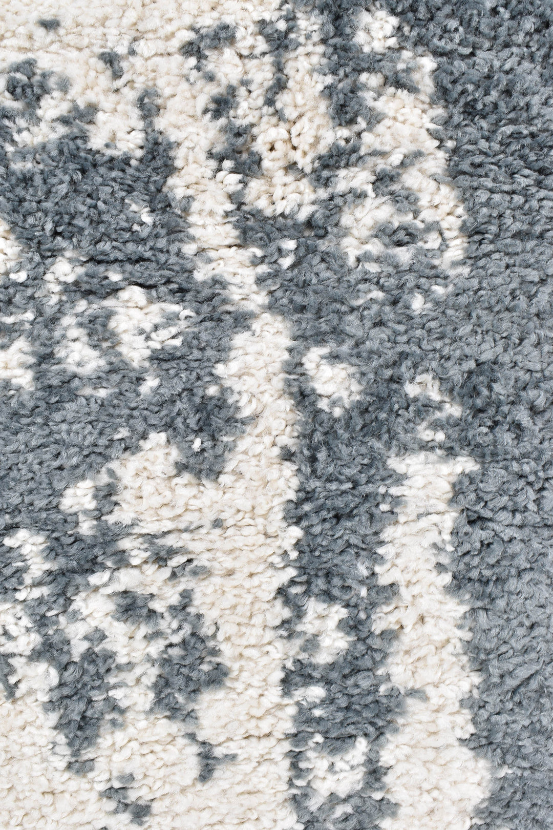Elle Grey Cream Rug - Turkish-inspired shaggy rug from Treasures of Turkey