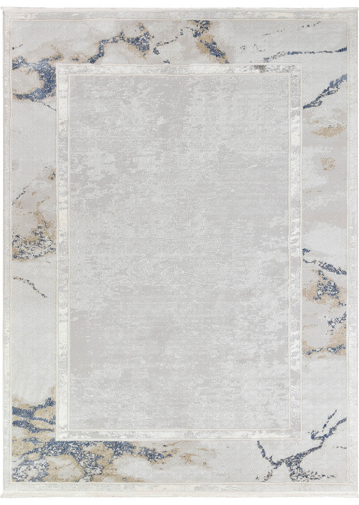 Eternal Marble Navy Cream Modern Rug – Treasures of Turkey