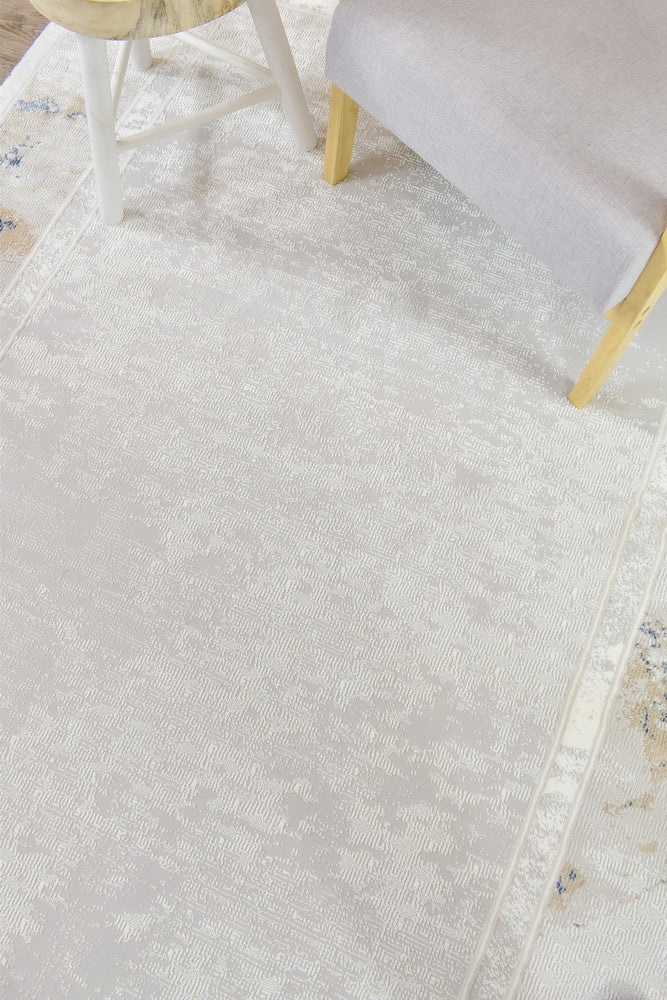 Eternal Marble Navy Cream Modern Rug - Turkish-inspired modern rug from Treasures of Turkey