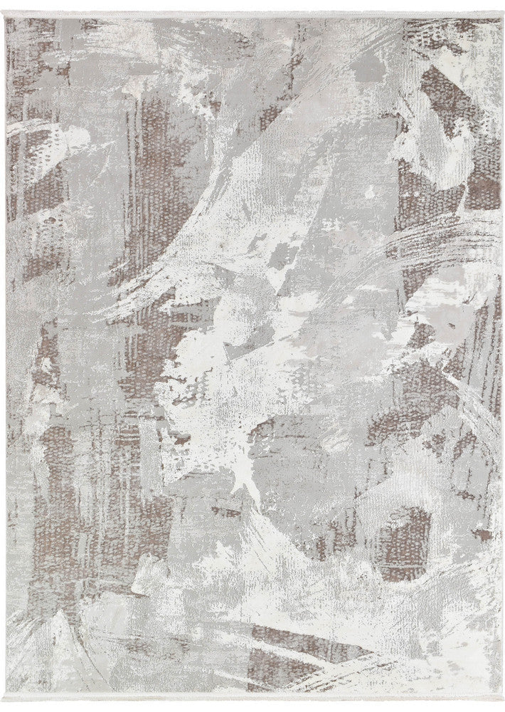 Eternal Brushstroke Beige Grey Modern Rug – Treasures of Turkey