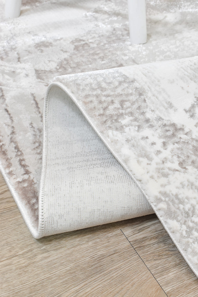 Eternal Brushstroke Beige Grey Modern Rug - Turkish-inspired modern rug from Treasures of Turkey