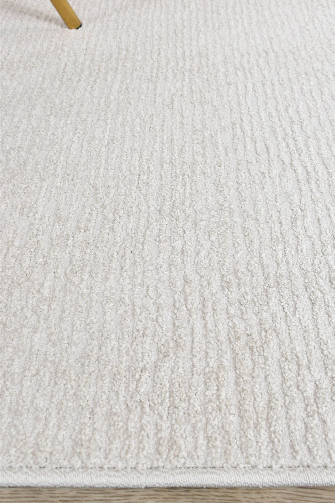 Contour White Jade Runner - Turkish-inspired hallway runner rug from Treasures of Turkey
