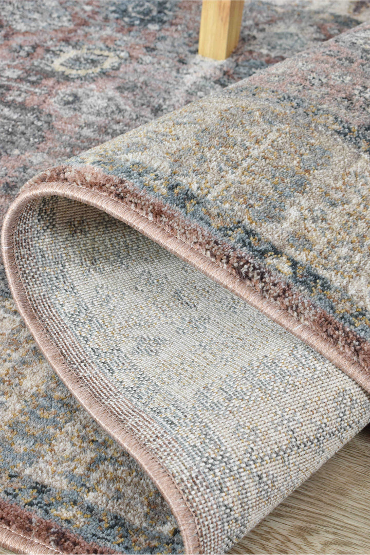 Novara Rose Balm Rug - Turkish-inspired traditional rug from Treasures of Turkey