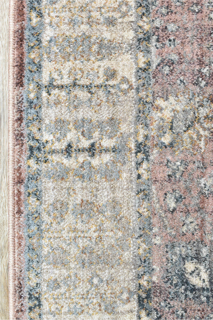 Novara Rose Balm Runner - Turkish-inspired hallway runner rug from Treasures of Turkey