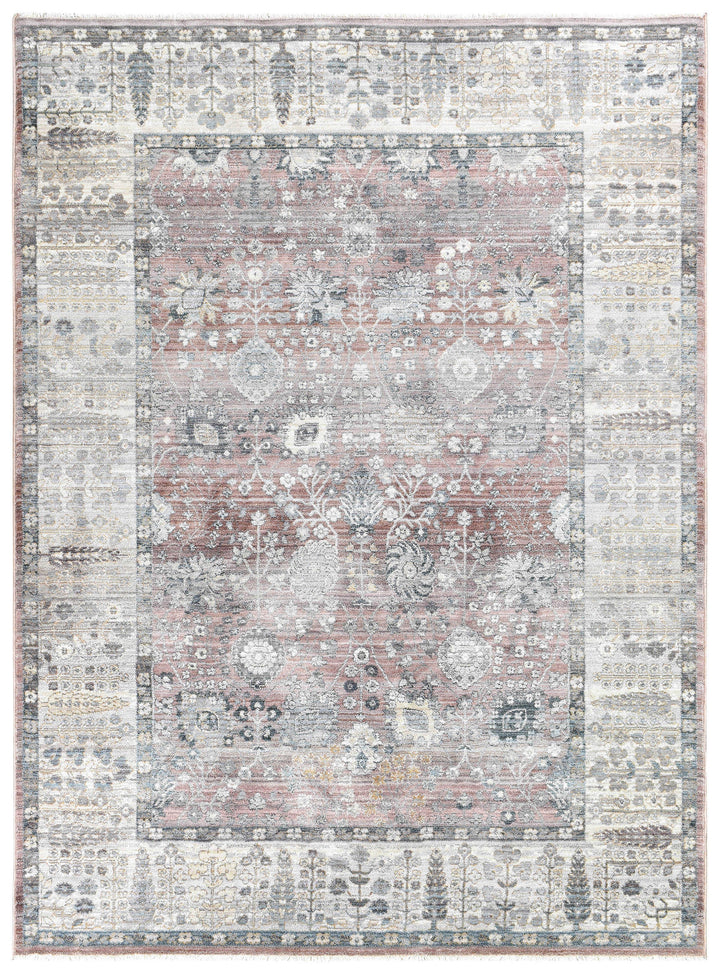 Novara Rose Balm Rug - Turkish-inspired traditional rug from Treasures of Turkey