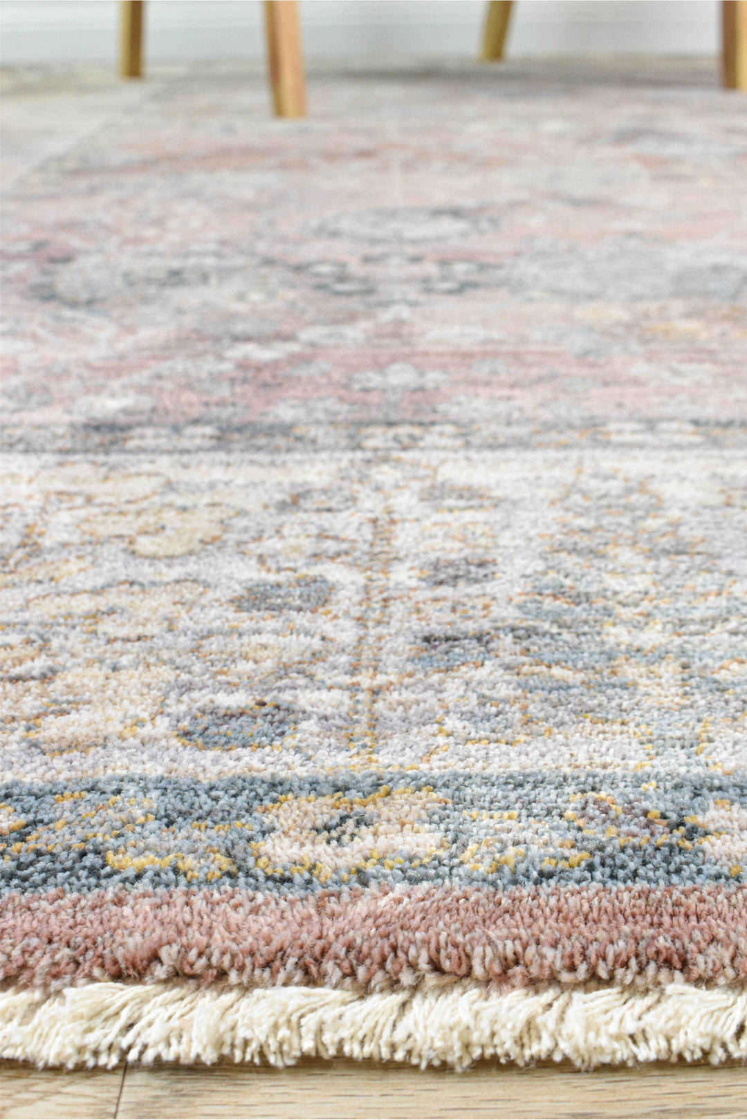 Novara Rose Balm Rug - Turkish-inspired traditional rug from Treasures of Turkey