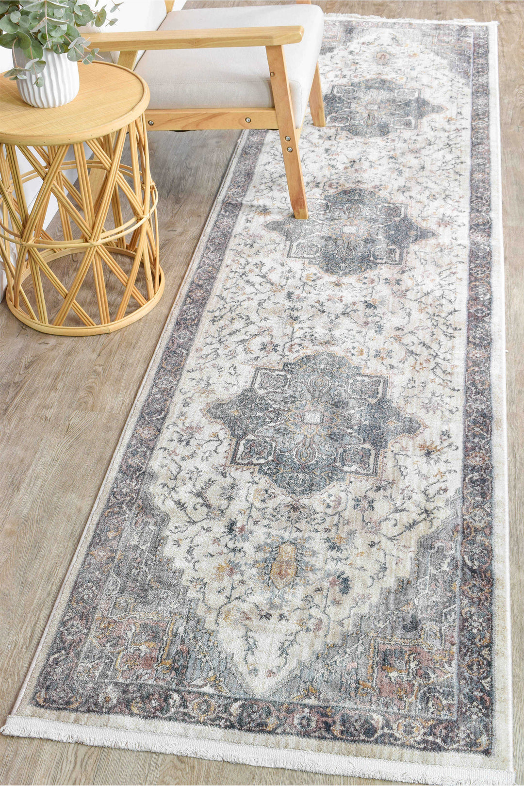 Novara Aurelia Runner - Turkish-inspired hallway runner rug from Treasures of Turkey