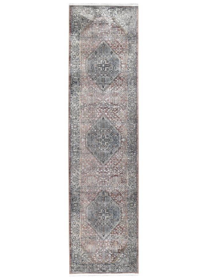 Novara Legacy Rose Rug - Turkish-inspired traditional rug from Treasures of Turkey