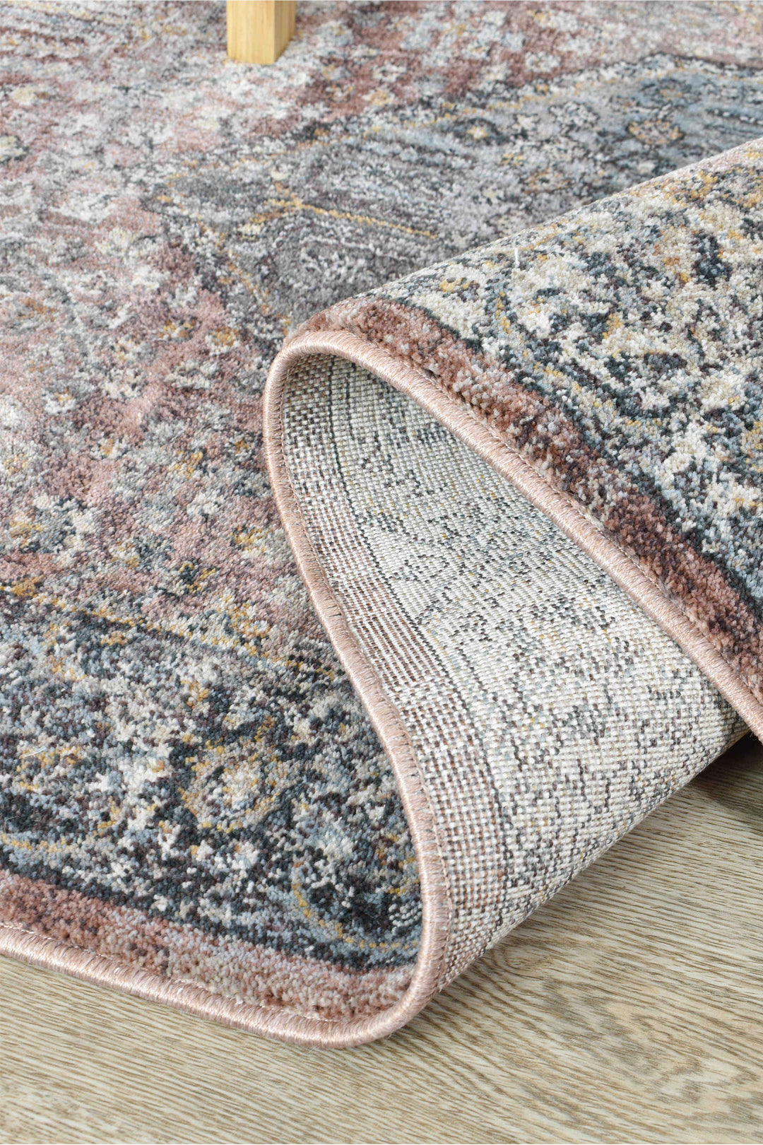 Novara Legacy Rose Rug - Turkish-inspired traditional rug from Treasures of Turkey