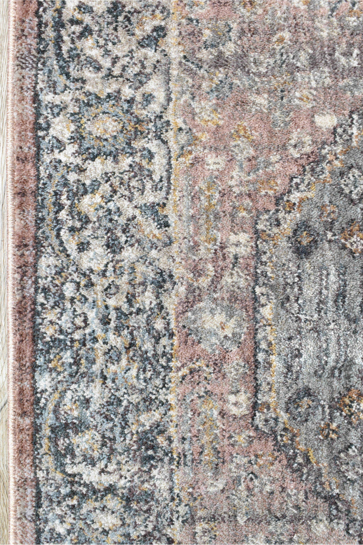 Novara Legacy Rose Rug - Turkish-inspired traditional rug from Treasures of Turkey