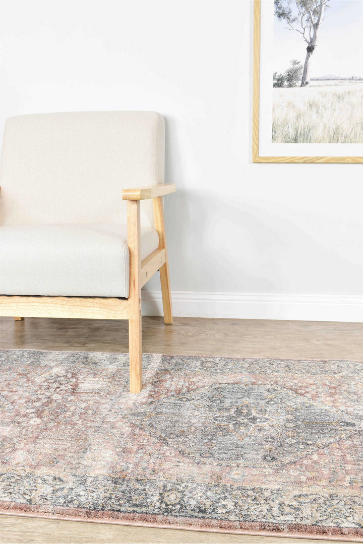 Novara Legacy Rose Rug - Turkish-inspired traditional rug from Treasures of Turkey