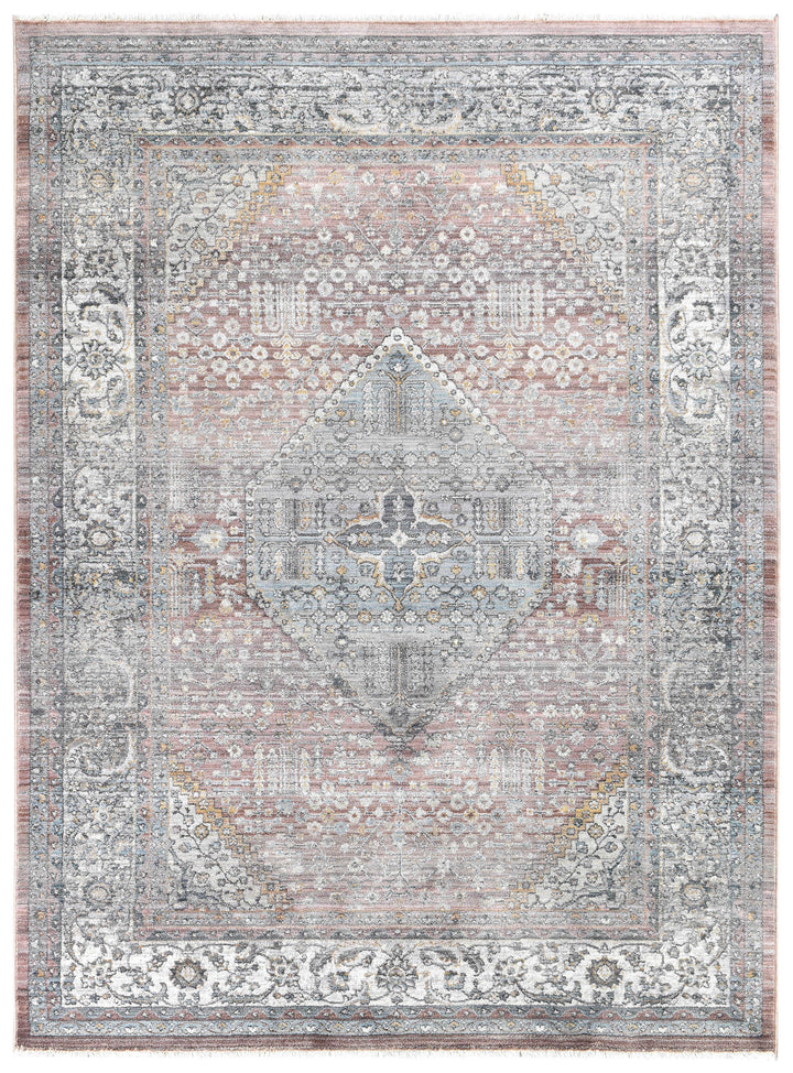 Novara Legacy Rose Rug - Turkish-inspired traditional rug from Treasures of Turkey