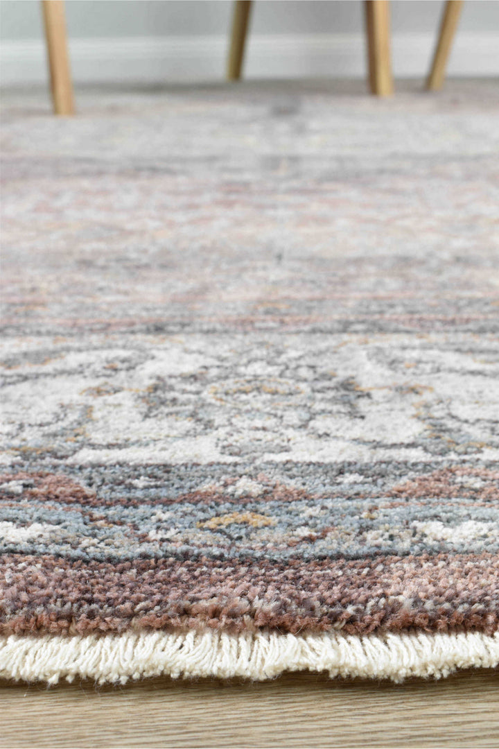 Novara Legacy Rose Rug - Turkish-inspired traditional rug from Treasures of Turkey